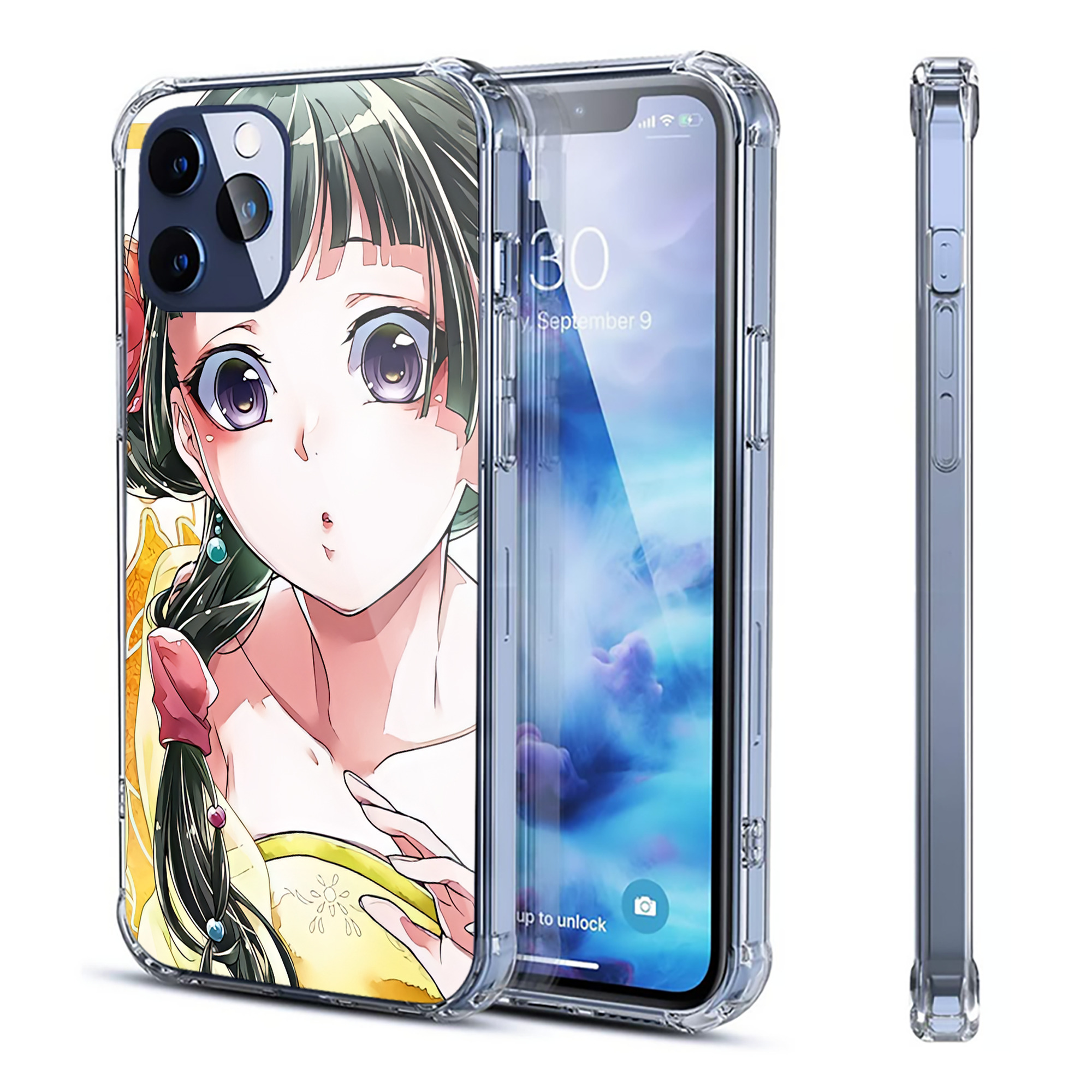 （画像用） 薬屋のひとりごと The Apothecary Diaries 【iPhone 12シリーズ対応】透明スマホケース（クリアソフトケース）